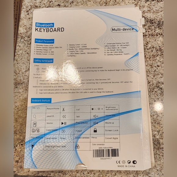 Universal Slim Bluetooth Keyboard - Picture 4 of 4